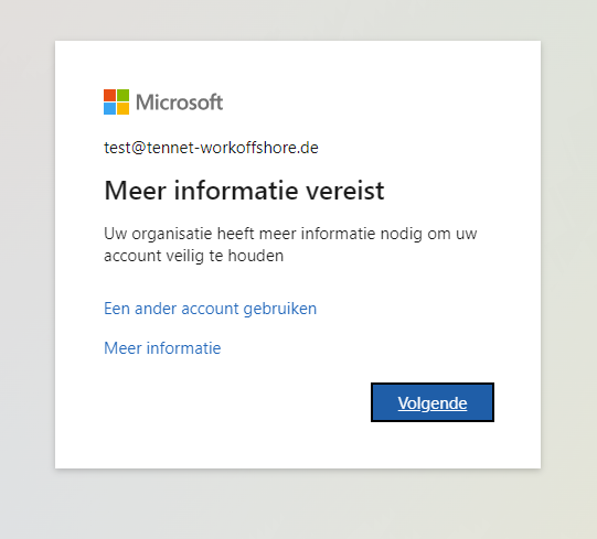 More information required NL